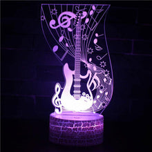 Load image into Gallery viewer, guitar saxphone piano 7 Led Night Lamps