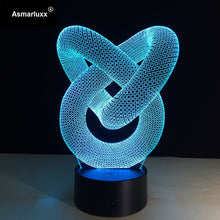 Load image into Gallery viewer, Abstract Circle Spiral Bulbing  LED Light