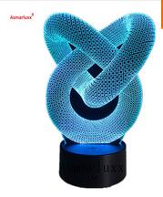 Load image into Gallery viewer, Abstract Circle Spiral Bulbing  LED Light