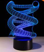 Load image into Gallery viewer, Abstract Circle Spiral Bulbing  LED Light