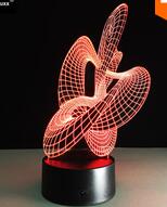 Load image into Gallery viewer, Abstract Circle Spiral Bulbing  LED Light