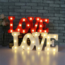 Load image into Gallery viewer, Romantic 3D LOVE LED Letter  Night Light