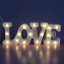 Load image into Gallery viewer, Romantic 3D LOVE LED Letter  Night Light