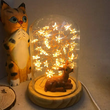 Load image into Gallery viewer, Star Fire Tree Silver Flower Night Light